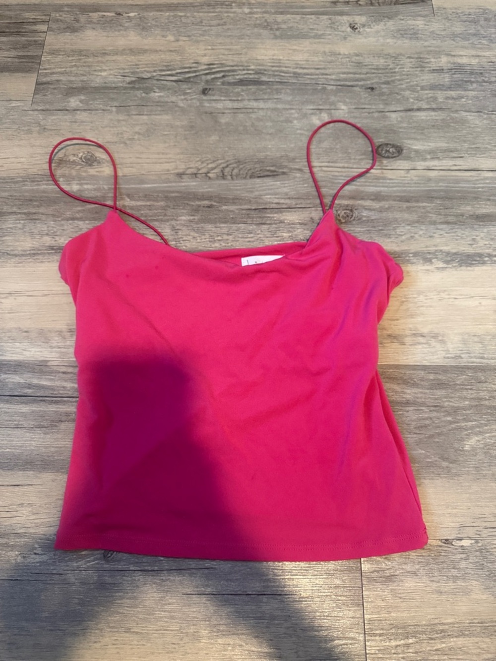 Leith Hot Pink Spaghetti Strap Cami